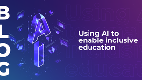 Using AI to enable inclusive education