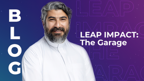 The Garage and LEAP: When great minds come together.